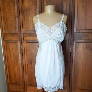 Gaymode Vintage Lace Trim Slip Dress Chemise Sz 38